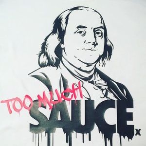 2XL White Custom T-shirt.